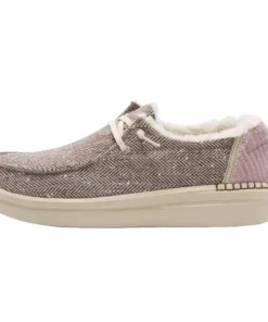 'Hey Dude' Women's Wendy Rise - Brown Herringbone