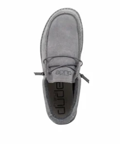 'Hey Dude' Men's Wally Suede - Ash 9 'Hey Dude' Men's Wally Suede - Ash
