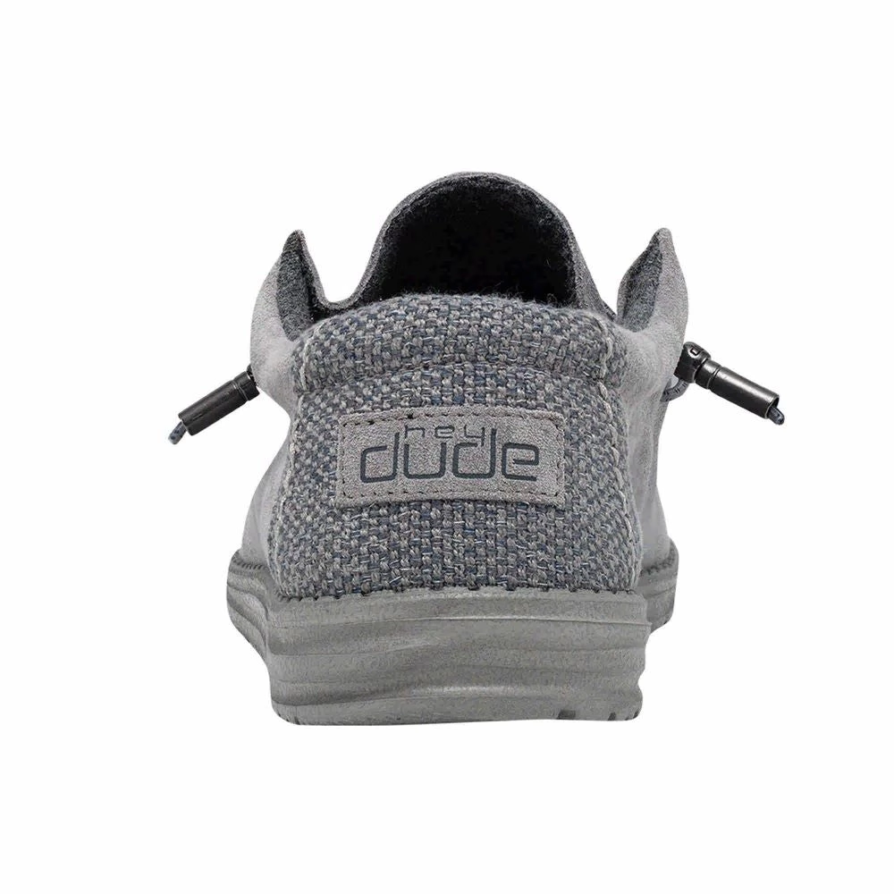 'Hey Dude' Men's Wally Suede - Ash 7 'Hey Dude' Men's Wally Suede - Ash