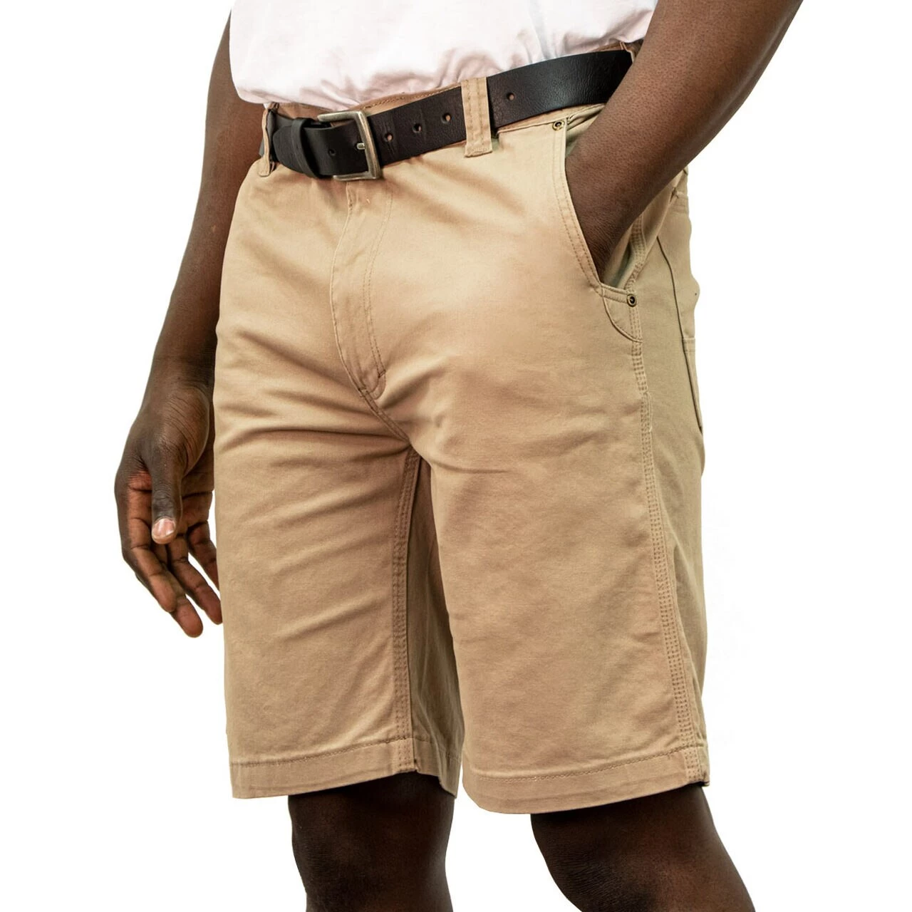 'KEY' Men's Flex Foreman Short - Khaki 3 'KEY' Men's Flex Foreman Short - Khaki