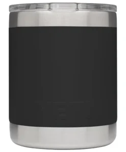 'Yeti' 10 Oz. Rambler Lowball W/Magslider Lid - Black