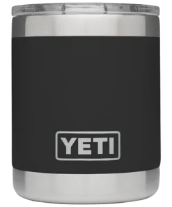 'Yeti' 10 Oz. Rambler Lowball W/Magslider Lid - Black
