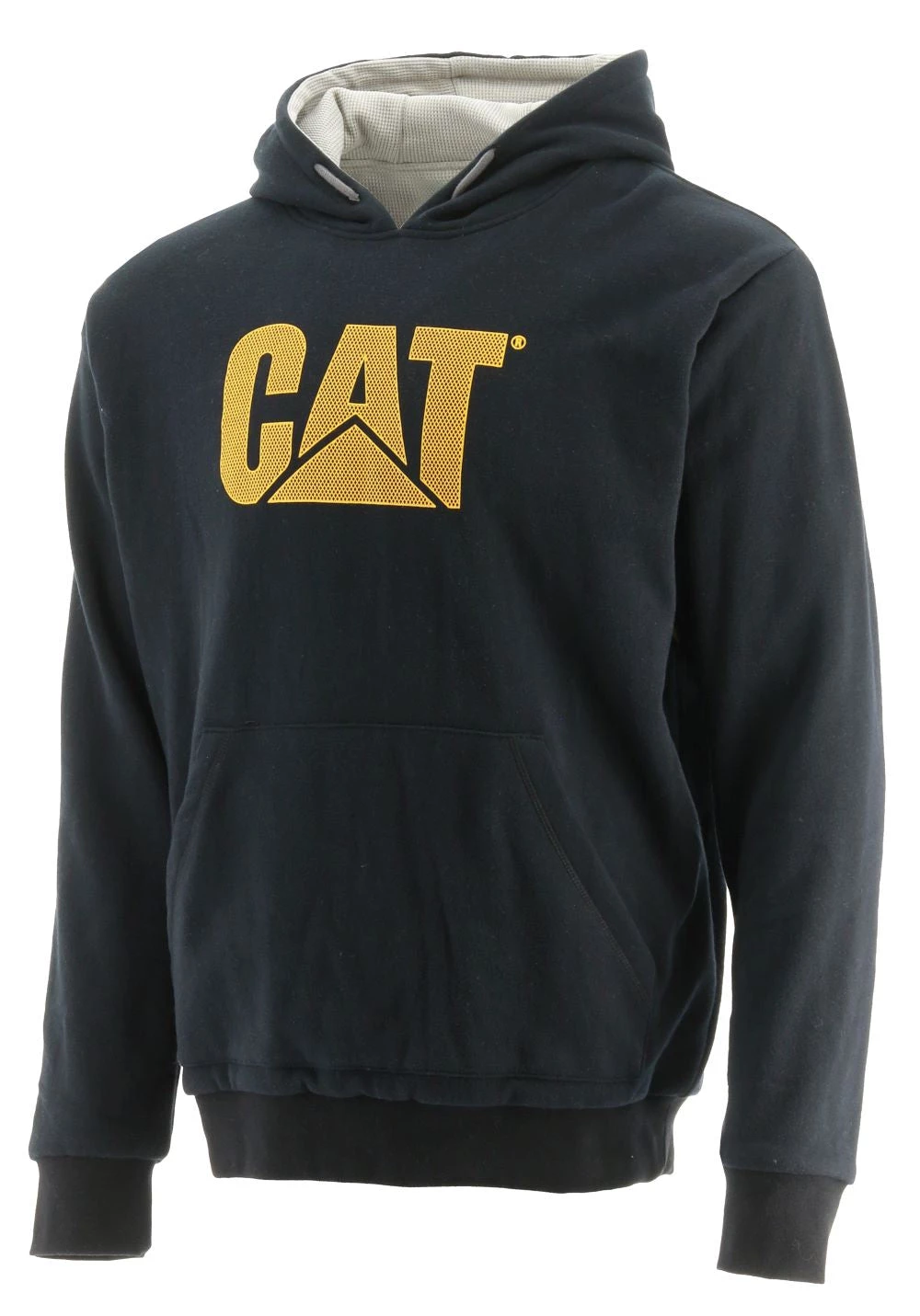 'Caterpillar' Men's Trademark Thermal Lined Hoodie - Black 3 'Caterpillar' Men's Trademark Thermal Lined Hoodie - Black