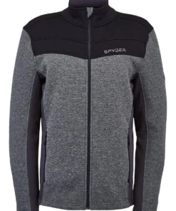 SPYDER ACTIVE SPORTS'Spyder' Men's Encore Full Zip Fleece - Ebony