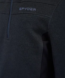 SPYDER ACTIVE SPORTS 'Spyder' Men's Encore 1/2 Zip Fleece - Black