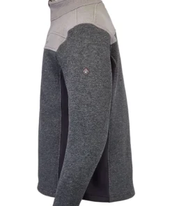 SPYDER ACTIVE SPORTS 'Spyder' Men's Encore 1/2 Zip Fleece - Ebony Alloy