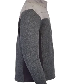 SPYDER ACTIVE SPORTS 'Spyder' Men's Encore 1/2 Zip Fleece - Ebony Alloy