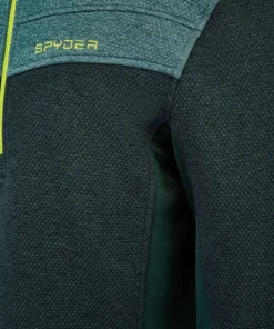 SPYDER ACTIVE SPORTS 'Spyder' Men's Encore 1/2 Zip Fleece - Forest Ghost