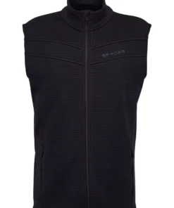 SPYDER ACTIVE SPORTS'Spyder' Men's Encore Fleece Vest - Black