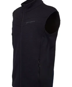 SPYDER ACTIVE SPORTS 'Spyder' Men's Encore Fleece Vest - Black 7 SPYDER ACTIVE SPORTS 'Spyder' Men's Encore Fleece Vest - Black