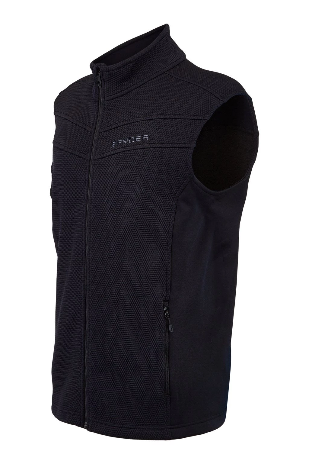 SPYDER ACTIVE SPORTS 'Spyder' Men's Encore Fleece Vest - Black 5 SPYDER ACTIVE SPORTS 'Spyder' Men's Encore Fleece Vest - Black
