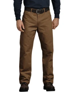 Men 'Dickies' Relaxed Fit Straight Leg Carpenter Duck Jeans - Brown Duck