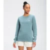 'The North Face' Women's Heritage Patch Crew Sweatshirt - Tourmaline Blue