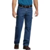 'Dickies' Relaxed Fit Carpenter Denim Jeans - Stonewashed Indigo Blue