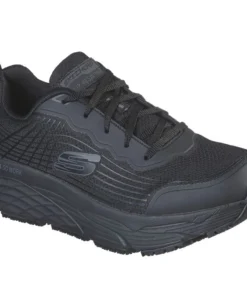 'Skechers' Men's Max Cushioning Elite SR Soft Toe - Black (Wide)