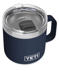 'Yeti' 14 Oz. Rambler Mug W/Magslider Lid - Navy Gear