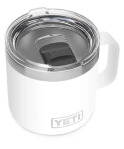 'Yeti' 14 Oz. Rambler Mug W/Magslider Lid - White Gear