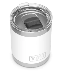 'Yeti' 10 Oz. Rambler Lowball W/Magslider Lid - White