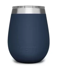 'Yeti' 10 Oz. Rambler Wine Tumbler W/Magslider Lid - Navy 7 'Yeti' 10 Oz. Rambler Wine Tumbler W/Magslider Lid - Navy