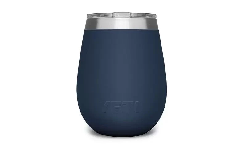 'Yeti' 10 Oz. Rambler Wine Tumbler W/Magslider Lid - Navy 5 'Yeti' 10 Oz. Rambler Wine Tumbler W/Magslider Lid - Navy