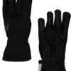 SPYDER ACTIVE SPORTS 'Spyder' Men's Wander Infinium Fleece Gloves - Black 2 SPYDER ACTIVE SPORTS 'Spyder' Men's Wander Infinium Fleece Gloves - Black