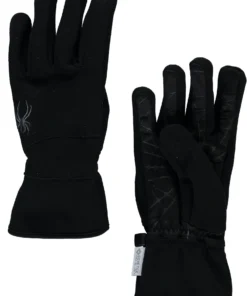 SPYDER ACTIVE SPORTS 'Spyder' Men's Wander Infinium Fleece Gloves - Black