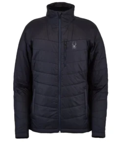 SPYDER ACTIVE SPORTS'Spyder' Men's Glissade Hybrid 60GR Insulated Jacket - Black