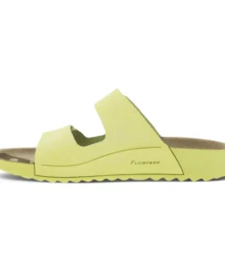 Ecco USA, Inc 'Ecco' Women's 2nd Cozmo Two Band Slide - Sunny Lime 17 Ecco USA, Inc 'Ecco' Women's 2nd Cozmo Two Band Slide - Sunny Lime