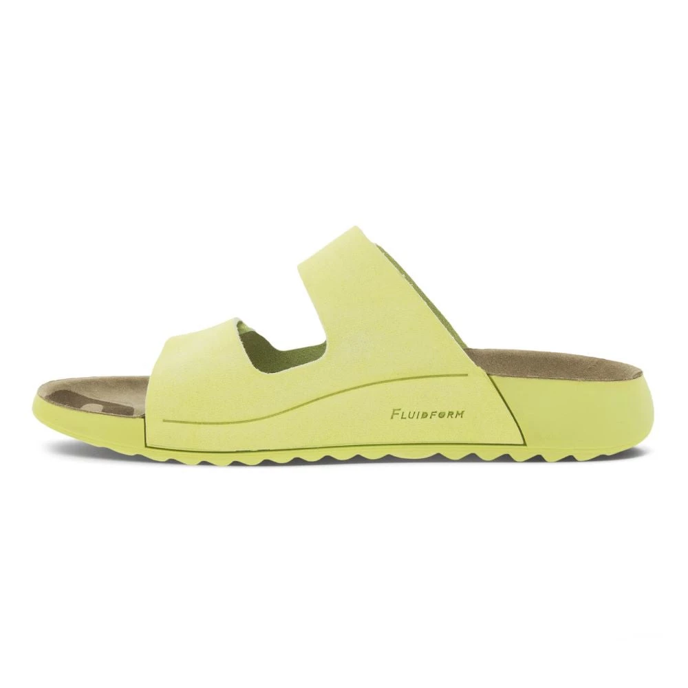 Ecco USA, Inc 'Ecco' Women's 2nd Cozmo Two Band Slide - Sunny Lime 10 Ecco USA, Inc 'Ecco' Women's 2nd Cozmo Two Band Slide - Sunny Lime
