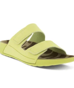 Ecco USA, Inc 'Ecco' Women's 2nd Cozmo Two Band Slide - Sunny Lime 15 Ecco USA, Inc 'Ecco' Women's 2nd Cozmo Two Band Slide - Sunny Lime