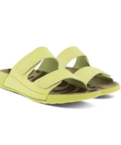 Ecco USA, Inc 'Ecco' Women's 2nd Cozmo Two Band Slide - Sunny Lime 16 Ecco USA, Inc 'Ecco' Women's 2nd Cozmo Two Band Slide - Sunny Lime