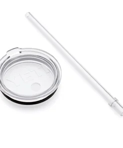 'YETI' 20 Oz. Rambler Tumbler Straw Lid - Clear