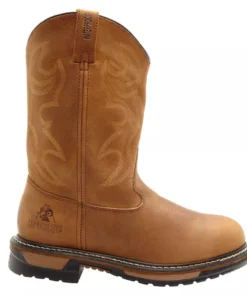 'Rocky' Men's 10" Original Ride Branson Roper WP Round Toe - Aztec Crazy Horse