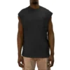 'KEY' Men's Blended Sleeveless Pocket Tee - Black