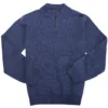 ALPHI APPAREL GROUP 'Viyella By Alphi Apparel' Men's Zegna Baruffa Merino Sweater - Indigo