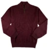 ALPHI APPAREL GROUP 'Viyella By Alphi Apparel' Men's Zegna Baruffa Merino Sweater – Wine Melange