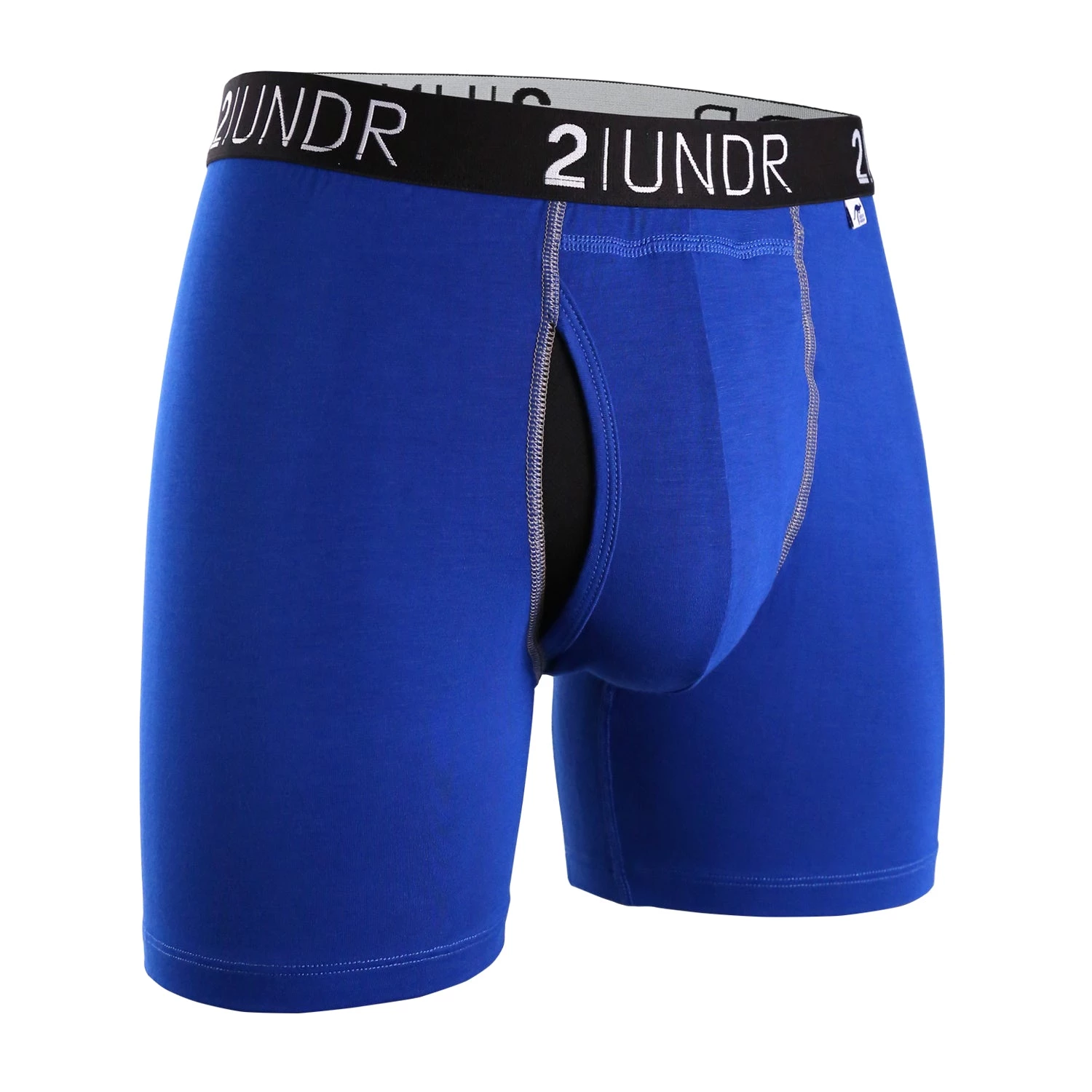 '2UNDR' Men's Swing Shift 6" Boxer Brief - Blue 3 '2UNDR' Men's Swing Shift 6" Boxer Brief - Blue