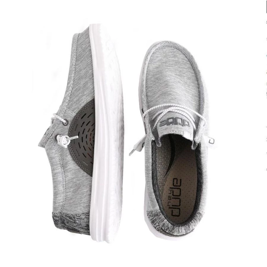 'Hey Dude' Men's Wally Free - Galaxy Grey 4 'Hey Dude' Men's Wally Free - Galaxy Grey
