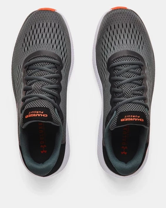 'Under Armour' Men's Charged Pursuit 2 SE - Pitch Grey / White 4 'Under Armour' Men's Charged Pursuit 2 SE - Pitch Grey / White