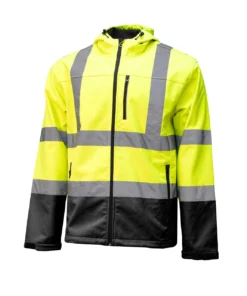 'KEY' Men's Crawford Rip Stop Hi Visibility Jacket - Hi-Vis Yellow
