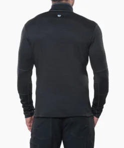 'Kuhl' Men's Ryzer 1/4 Zip - Black / Koal
