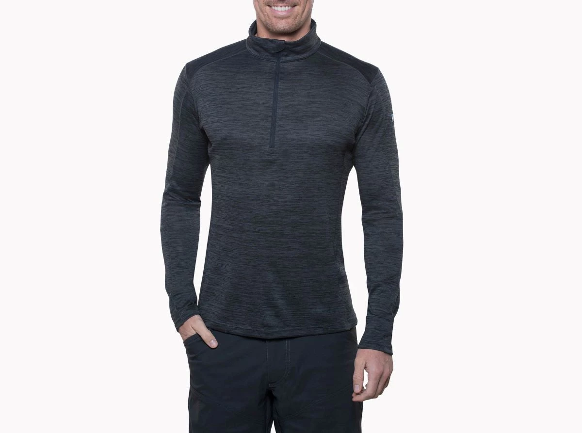 'Kuhl' Men's Alloy 1/4 Zip Sweater - Graphite 3 'Kuhl' Men's Alloy 1/4 Zip Sweater - Graphite