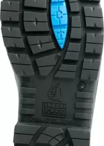 'Steel Blue' Men's 6" Argyle Side Zip ESD Steel Toe - Black