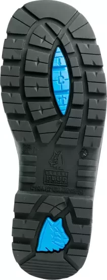 'Steel Blue' Men's 6" Argyle Side Zip ESD Steel Toe - Black 4 'Steel Blue' Men's 6" Argyle Side Zip ESD Steel Toe - Black