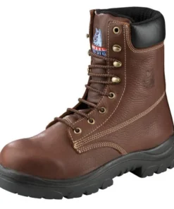 'Steel Blue' Men's 8" Portland ESD Steel Toe - Oak / Brown
