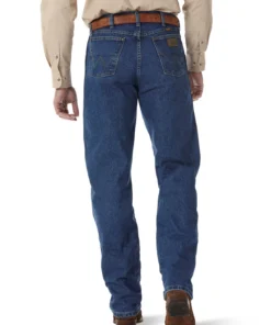 'Wrangler' Men's George Strait Cowboy Cut® Relaxed Fit - Heavyweight Stone Denim 8 'Wrangler' Men's George Strait Cowboy Cut® Relaxed Fit - Heavyweight Stone Denim