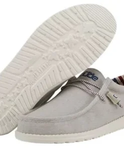 'Hey Dude' Men's Wally Patriotic - Off White