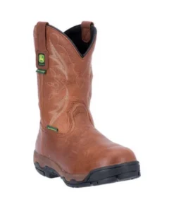 Dan Post Boot Co 'Dan Post' Men's 11" Pull On Met Guard EH WP Alloy Toe - Brown