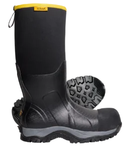Reed Boots Bagman Industries 'Reed' Men's 16" Glacier Neoprene Insulated Comp Toe - Black
