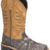 Smoky Mountain Boots 'Smoky Mountain' Children's Prescott Western Square Toe - Black Distress / Antique Tan
